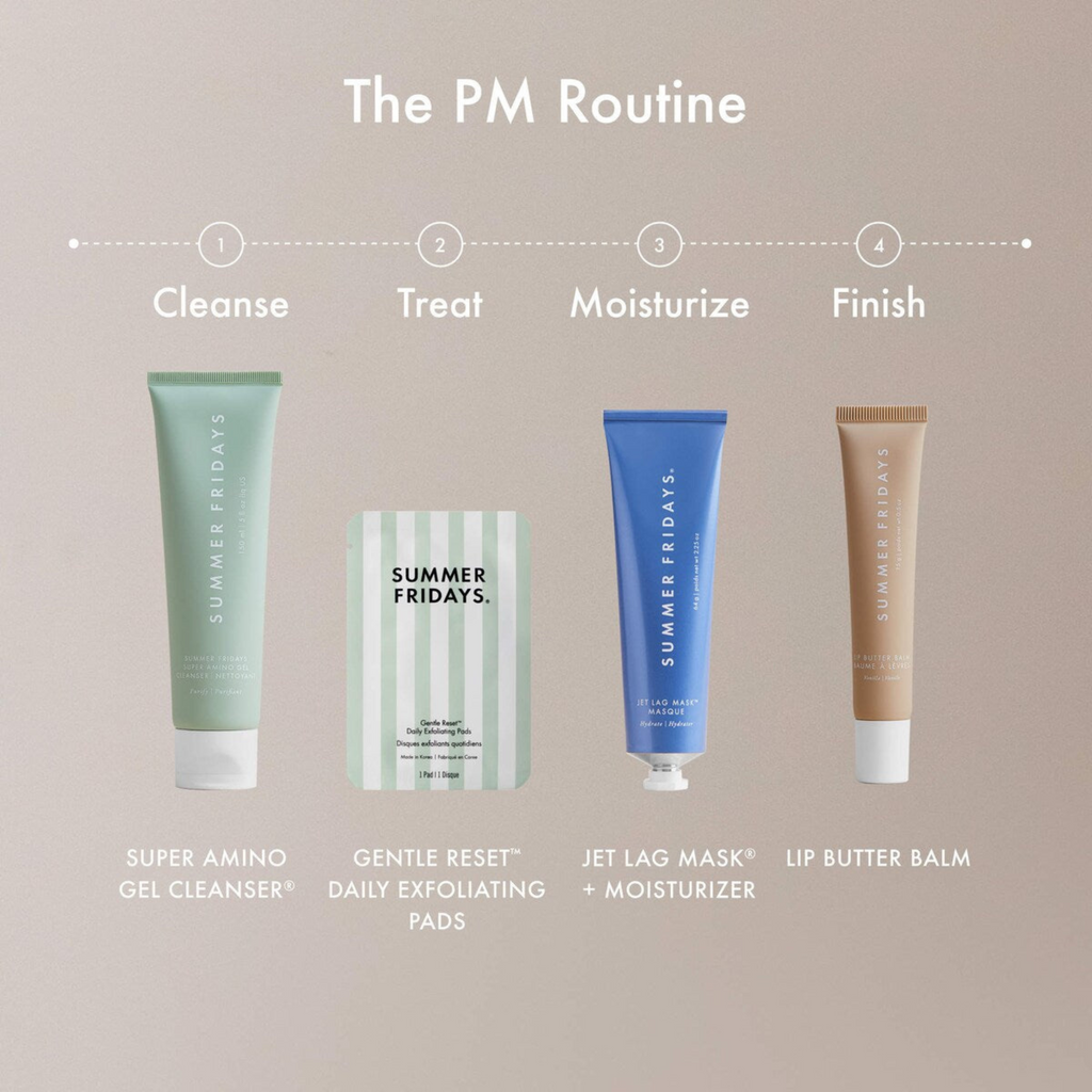 Summer Fridays Gentle Reset Daily Exfoliating Pads to Smooth + Minimize Pores with AHAs