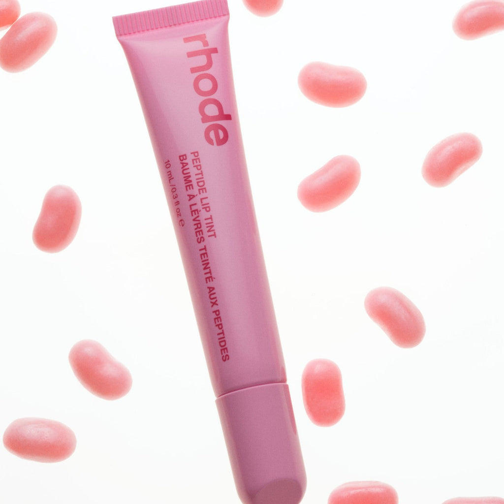 Rhode peptide lip tint 'jelly bean -  shimmery sheer pink'