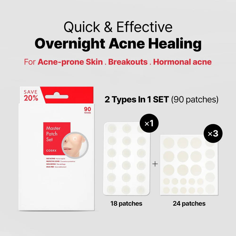 COSRX Master Patch Hydrocolloid Patches Set