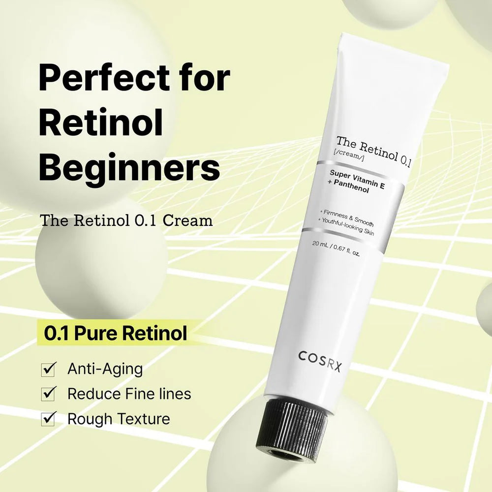 COSRX The Retinol 0.1 Cream with Super Vitamin E + Pathenol