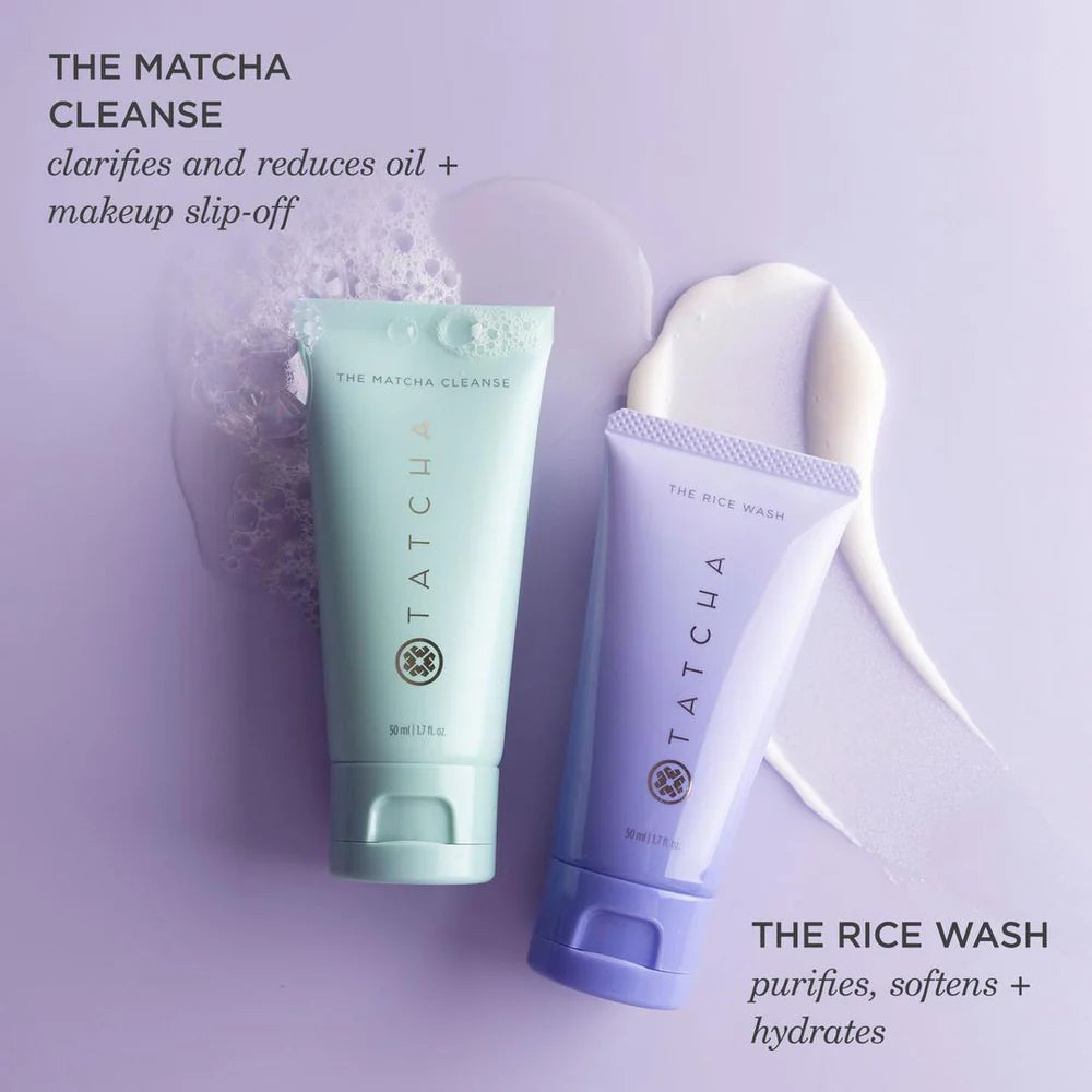 TATCHA Cleanser Favorites: Rice Wash & Matcha Cleanser Value Set