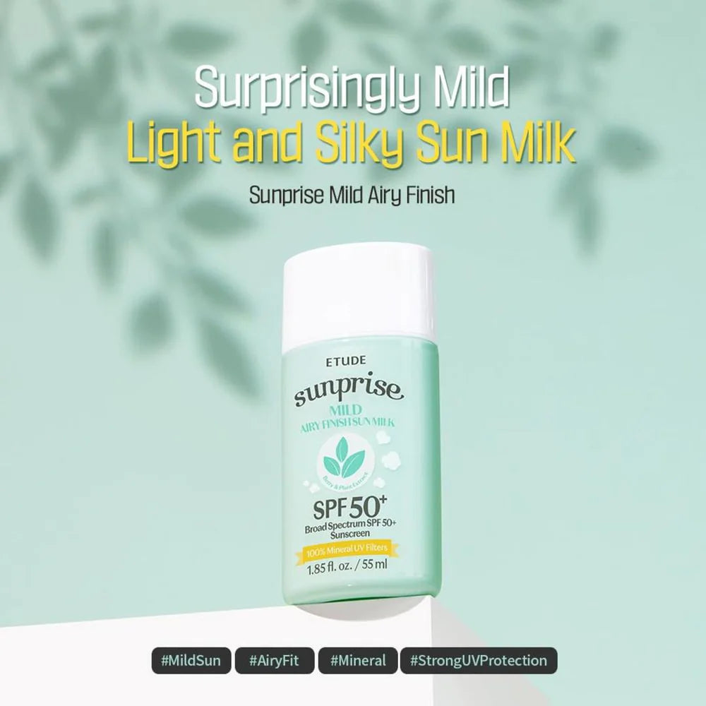 ETUDE Sunprise Mild Airy Finish Sun Milk