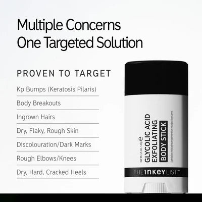 INKEY Glycolic Acid Exfoliating Body Stick