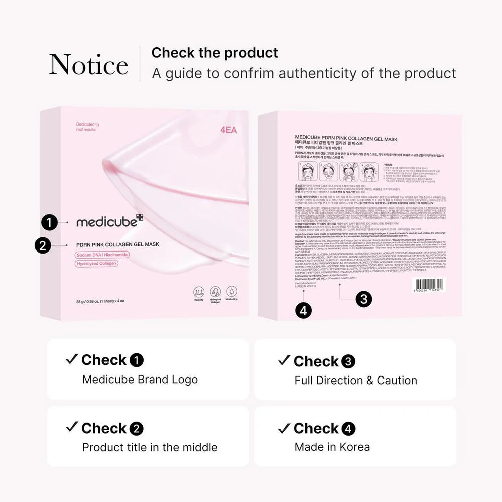 Medicube PDRN Pink Collagen Gel Mask