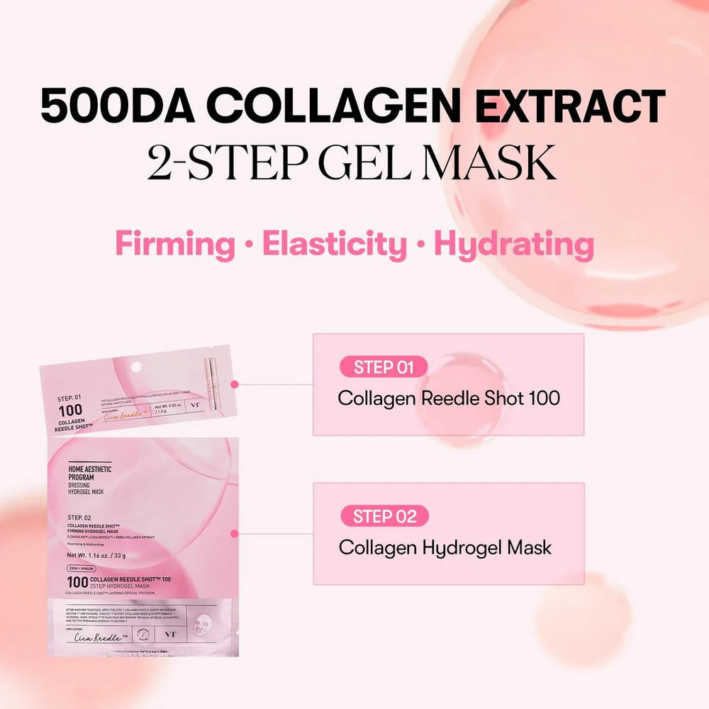 VT Cosmetics Collagen Reedle Shot 100 2-Step Hydrogel Mask