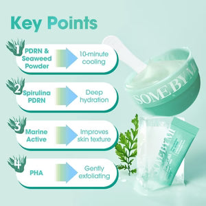 SOME BY MI PDRN Spirulina Soothing Sherbet Mask