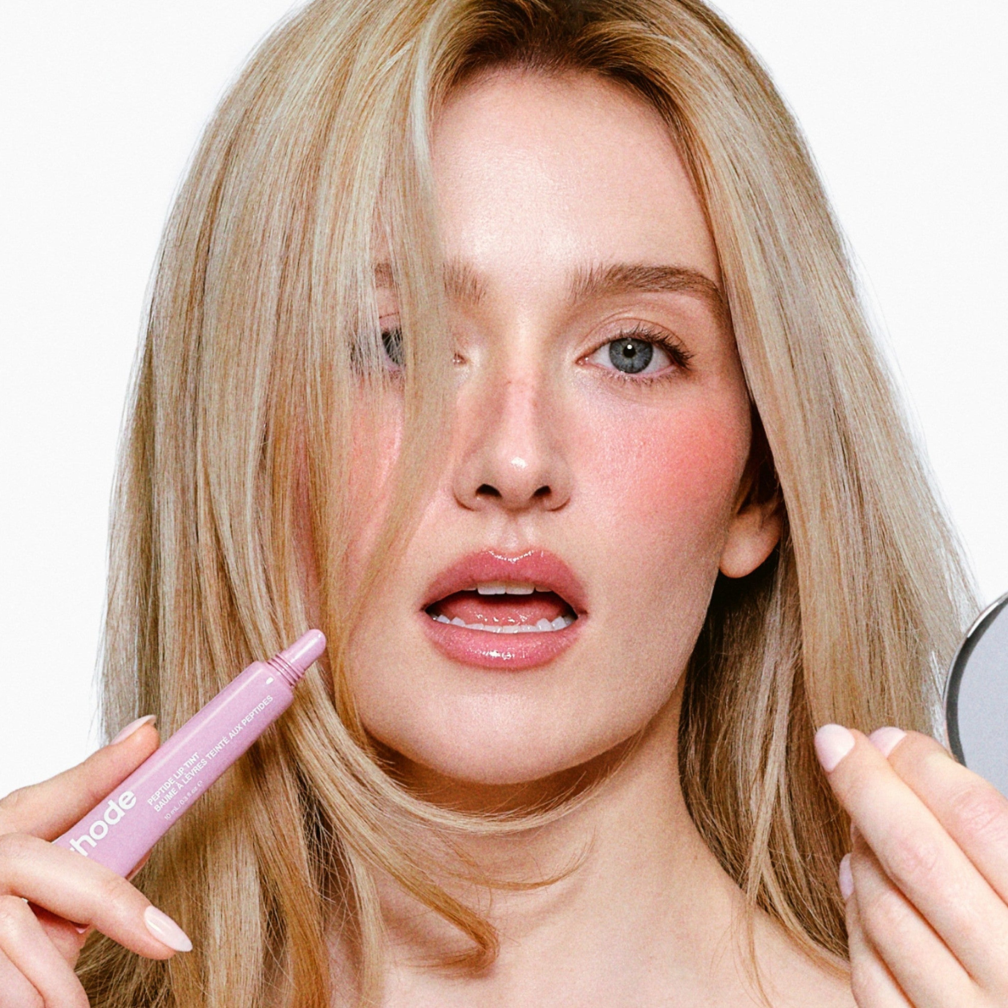 Rhode peptide lip tint 'pretzel -  shimmery warm mauve'