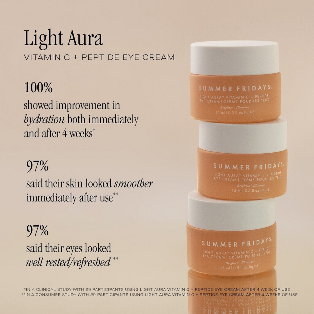 Summer Fridays Light Aura Vitamin C + Peptide Eye Cream
