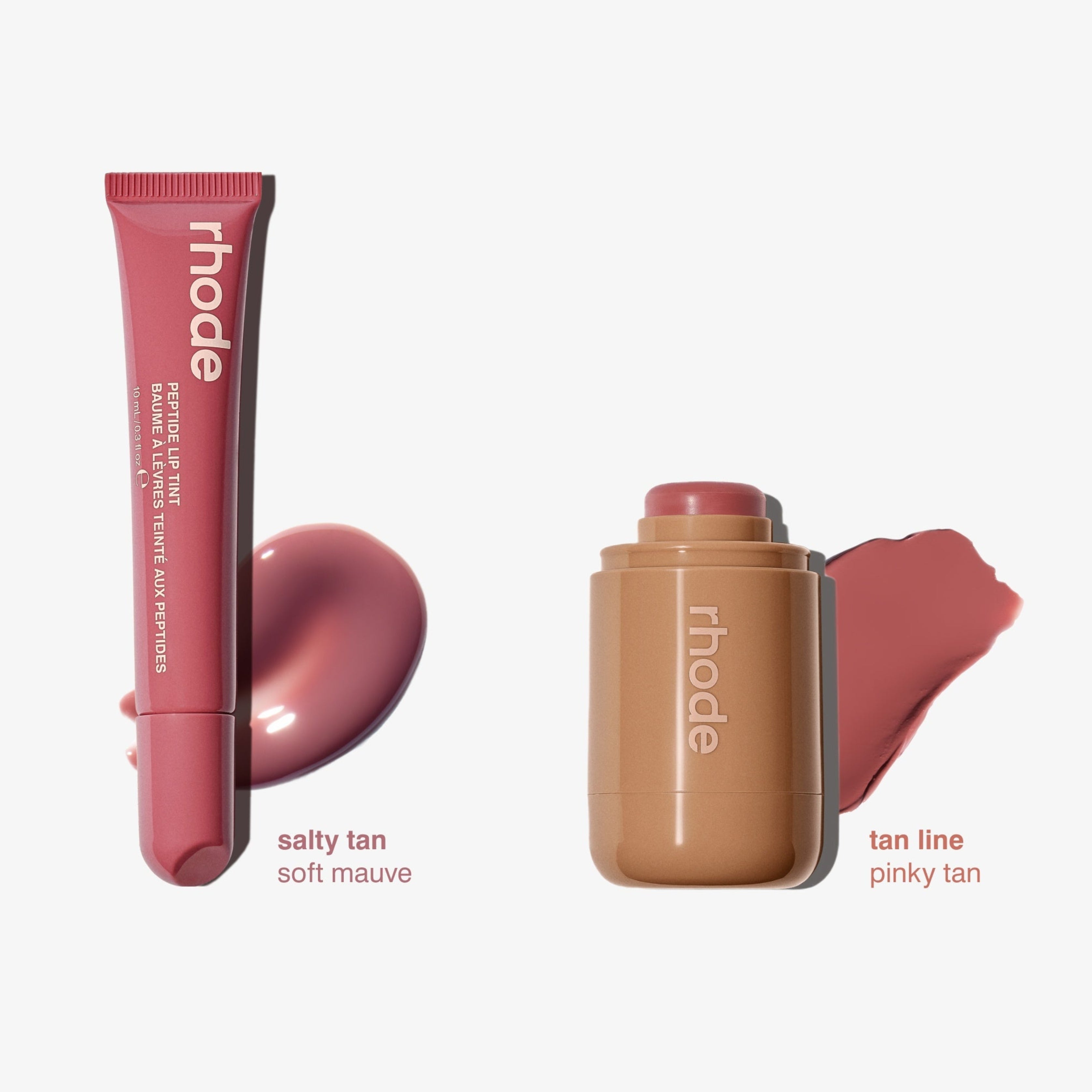 Rhode the duos 'tan line + salty tan -  a pinky tan pair'