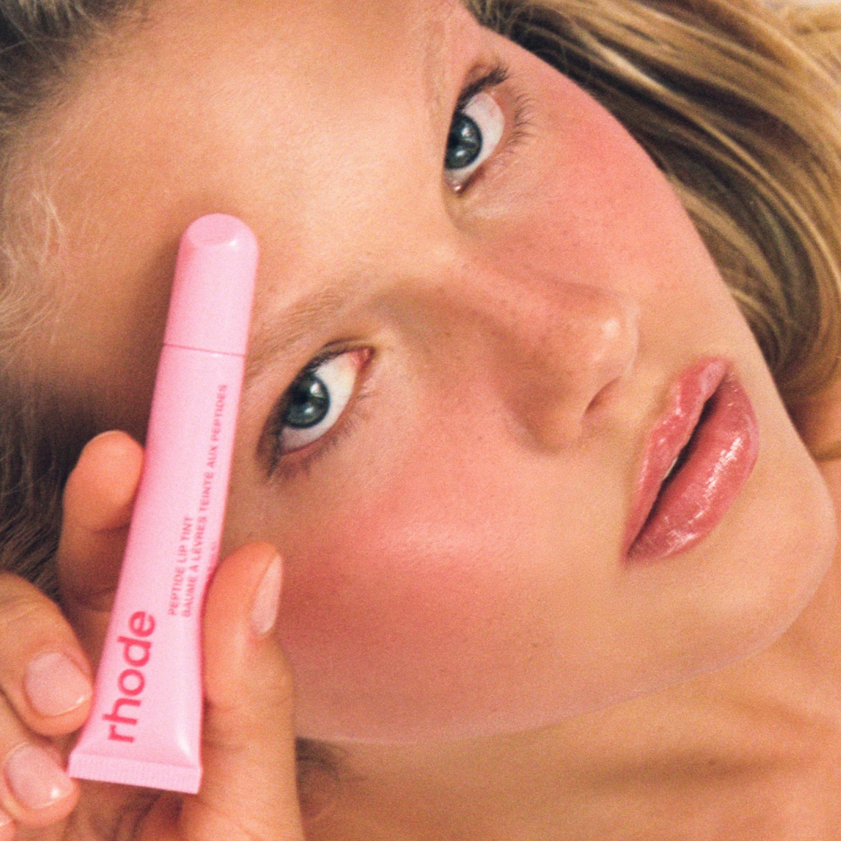 Rhode peptide lip tint 'jelly bean -  shimmery sheer pink'