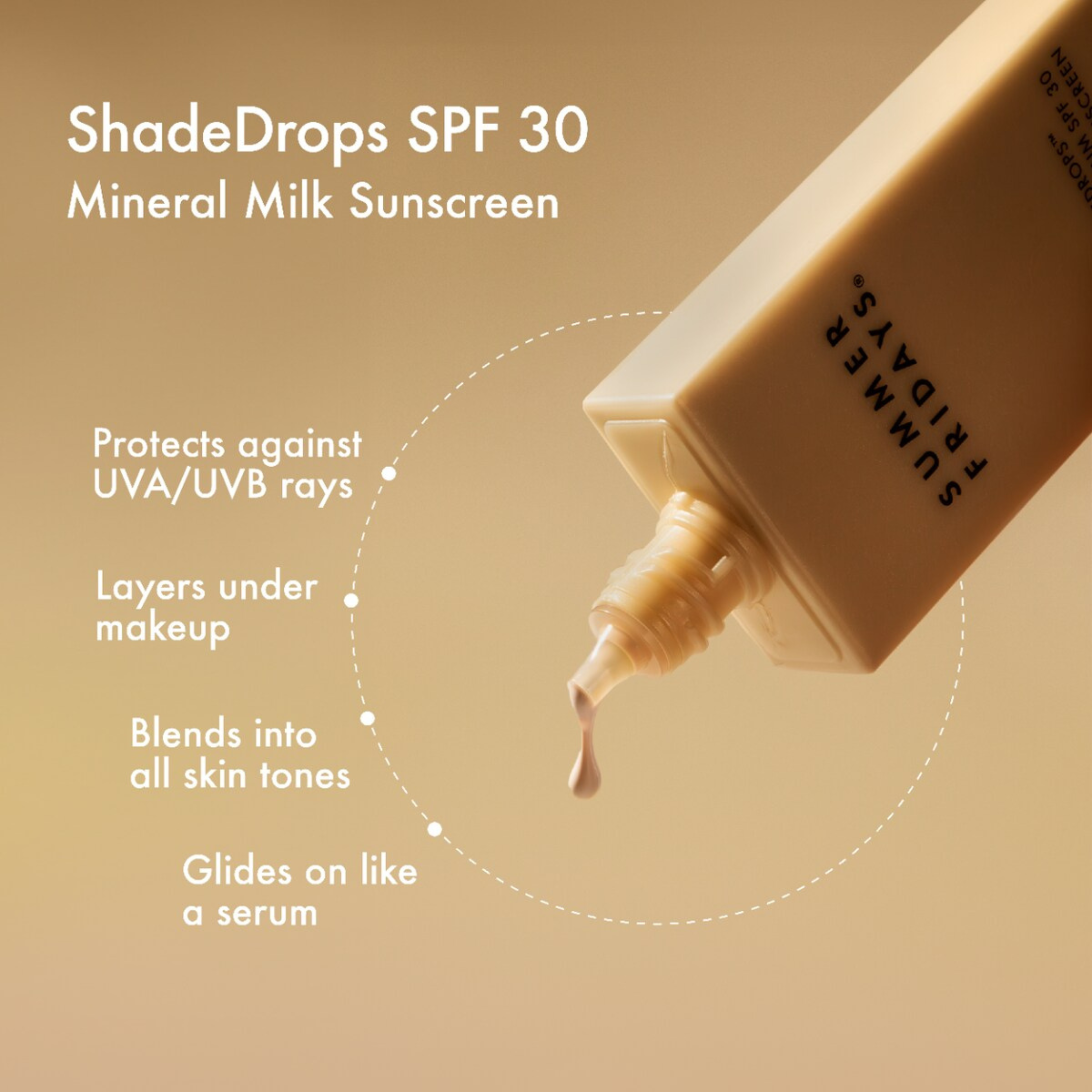 Summer Fridays ShadeDrops Mineral Milk Sunscreen SPF 30