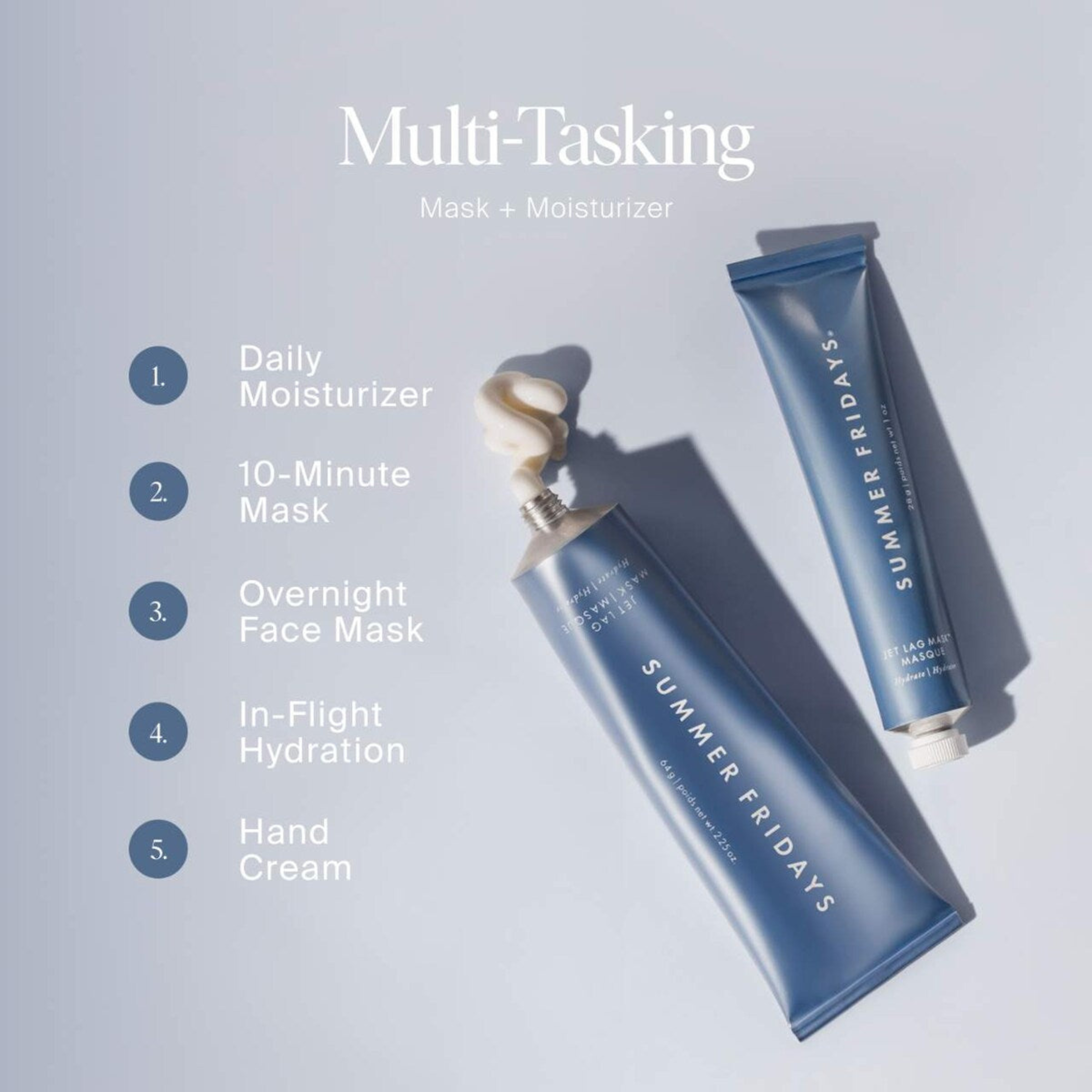 Summer Fridays Mini Jet Lag Mask + Moisturizer