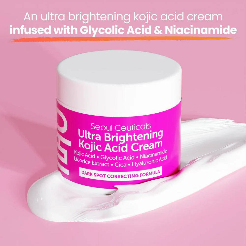Seoul Ceuticals Korean Skin Care Ultra Brightening Kojic Acid Cream