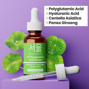 Seoul Ceuticals Korean Skin Care 3% Polyglutaimic Acid Serum