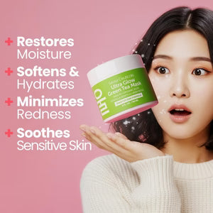 Seoul Ceuticals Korean Skin Care Ultra Glow Green Tea Mask