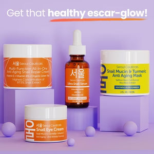 Seoul Ceuticals Korean Skin Care Snail Mucin Glow Kit