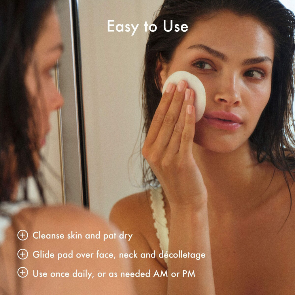 Summer Fridays Gentle Reset Daily Exfoliating Pads to Smooth + Minimize Pores with AHAs