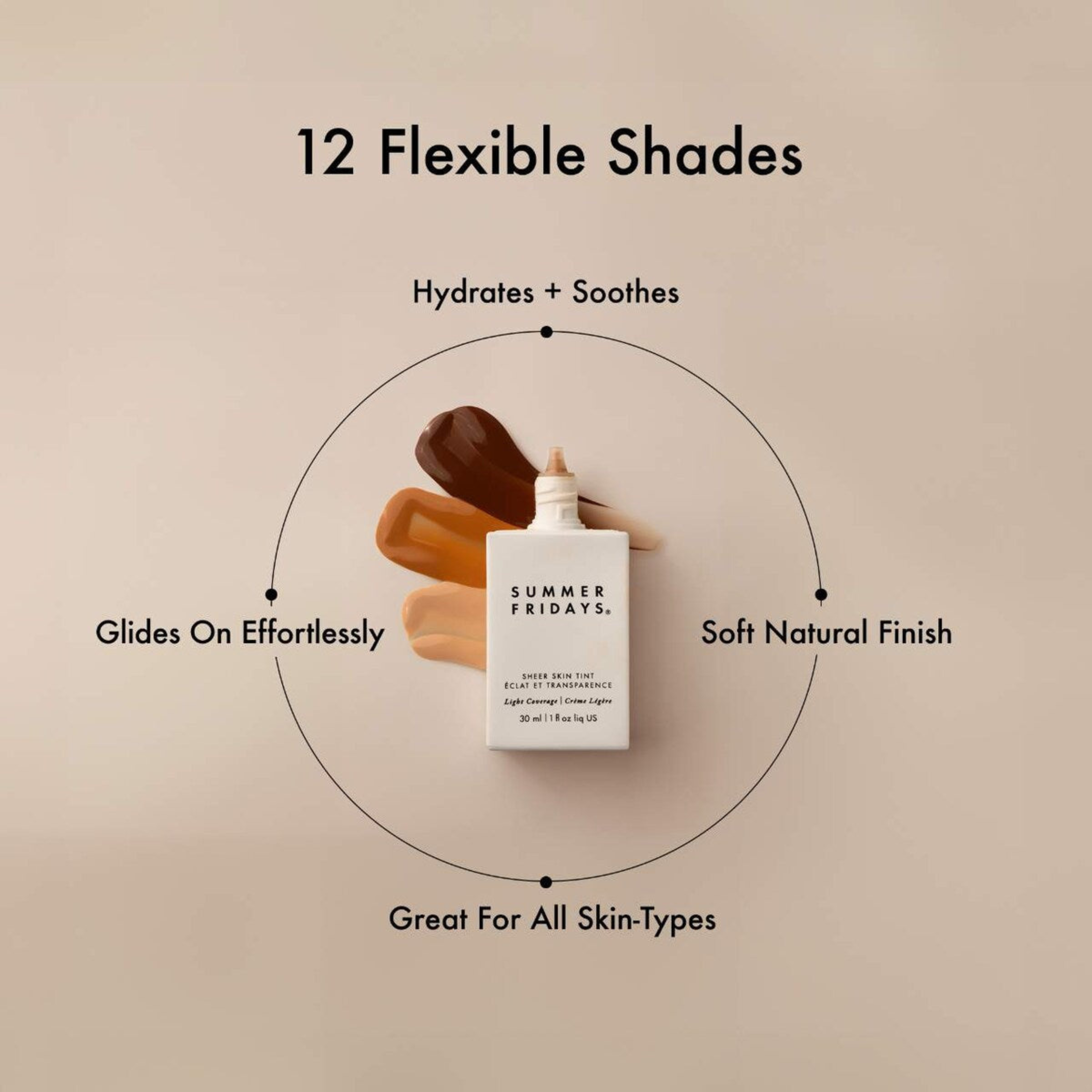 Summer Fridays Sheer Skin Tint with Hyaluronic Acid + Squalane