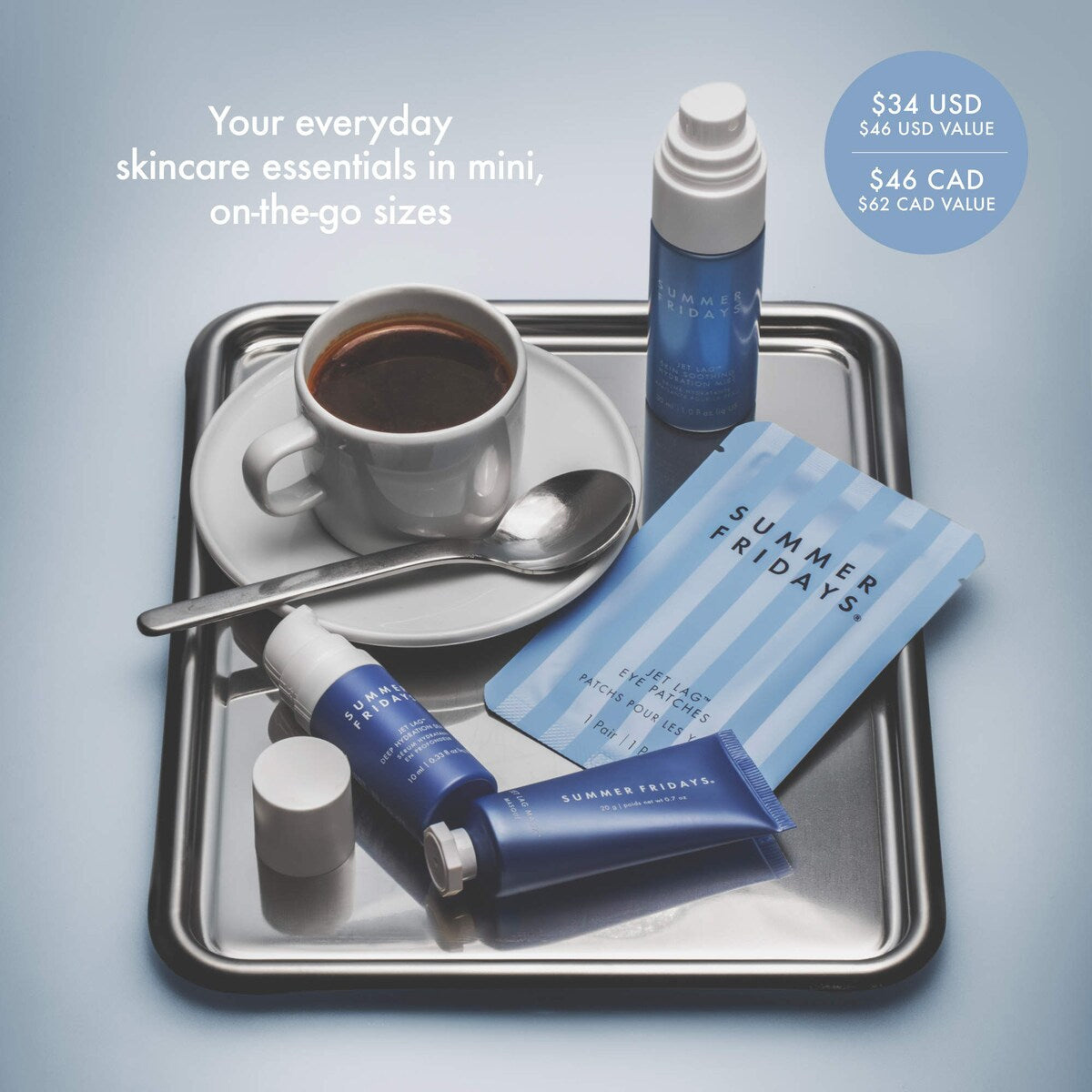 Summer Fridays The Jet Lag Essentials Hydration Set for Travel