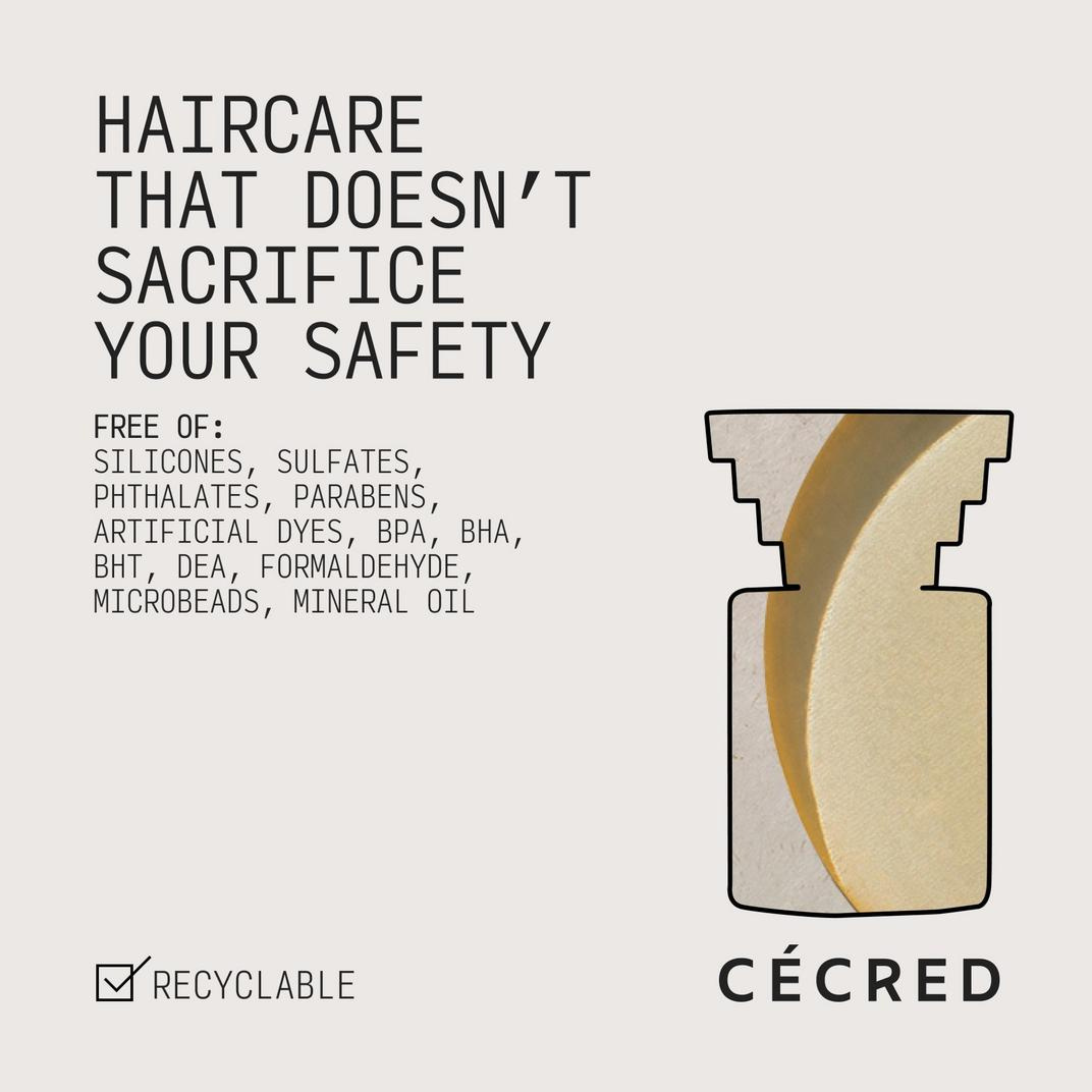 Cecred Nourishing Hair Oil Ornament