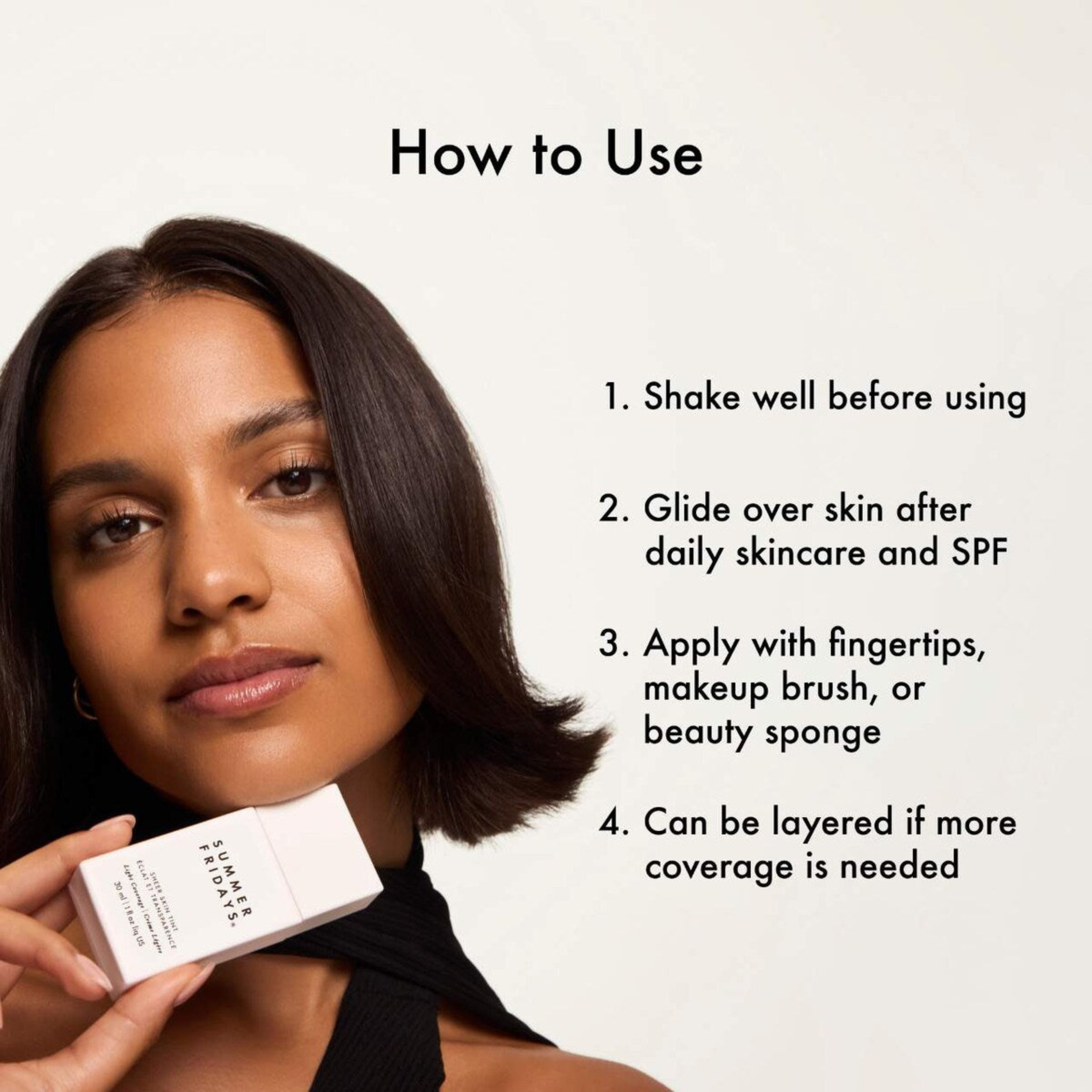 Summer Fridays Sheer Skin Tint with Hyaluronic Acid + Squalane