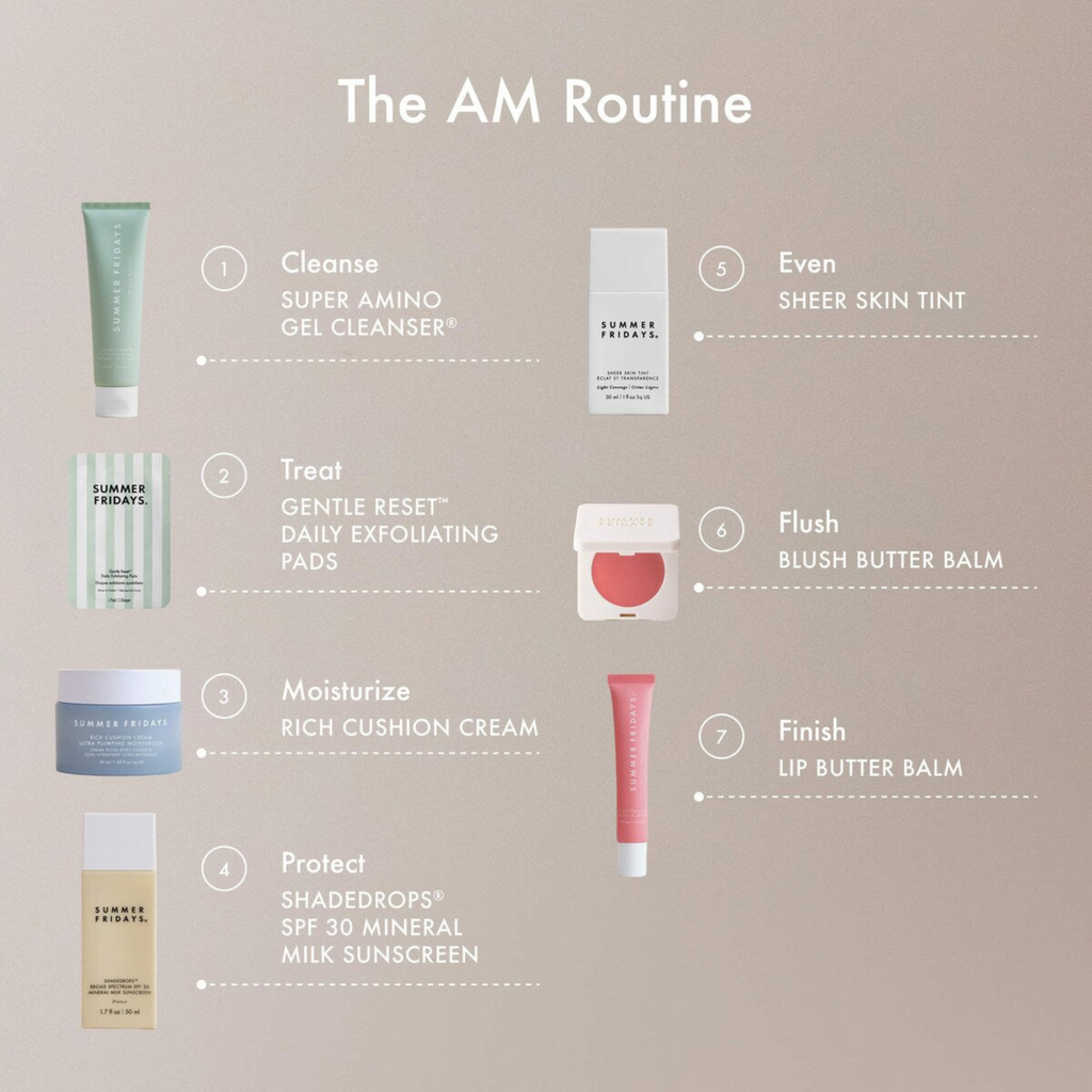 Summer Fridays Gentle Reset Daily Exfoliating Pads to Smooth + Minimize Pores with AHAs