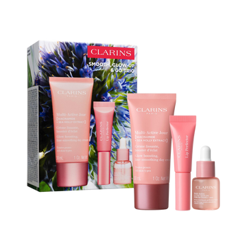 Clarins 'Smooth, Glow-Up & Go Set'