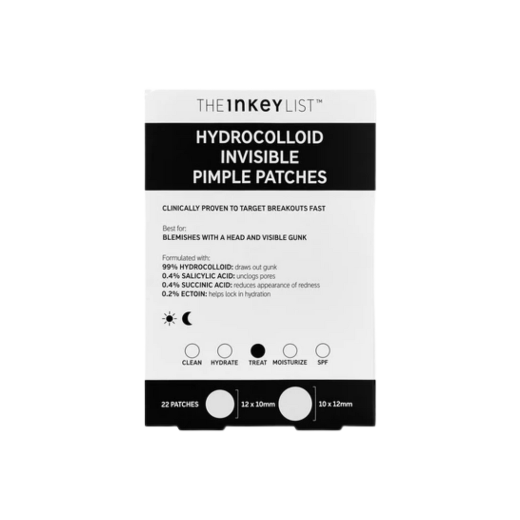 INKEY Hydrocolloid Invisible Pimple Patches + Salicylic Acid