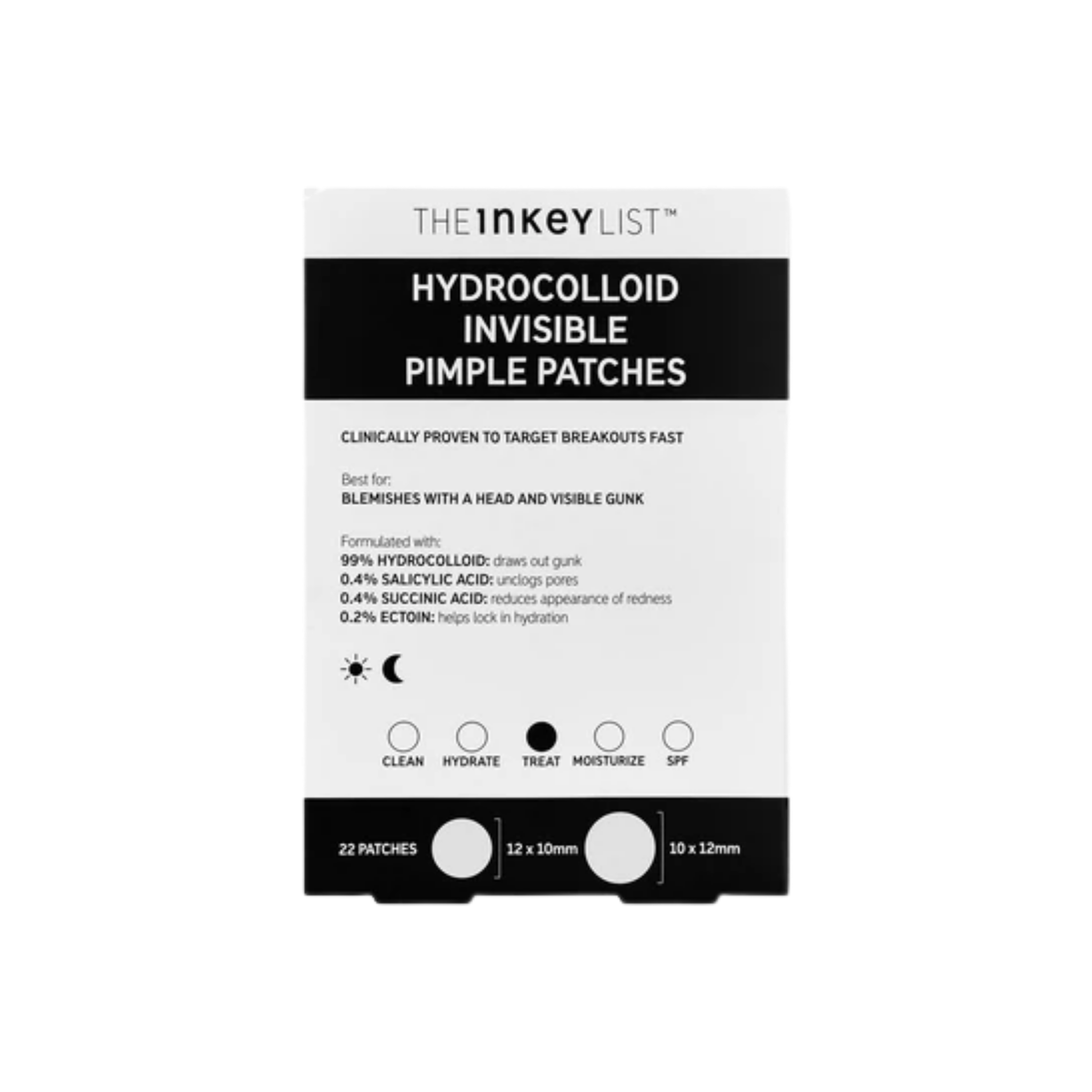 INKEY Hydrocolloid Invisible Pimple Patches + Salicylic Acid