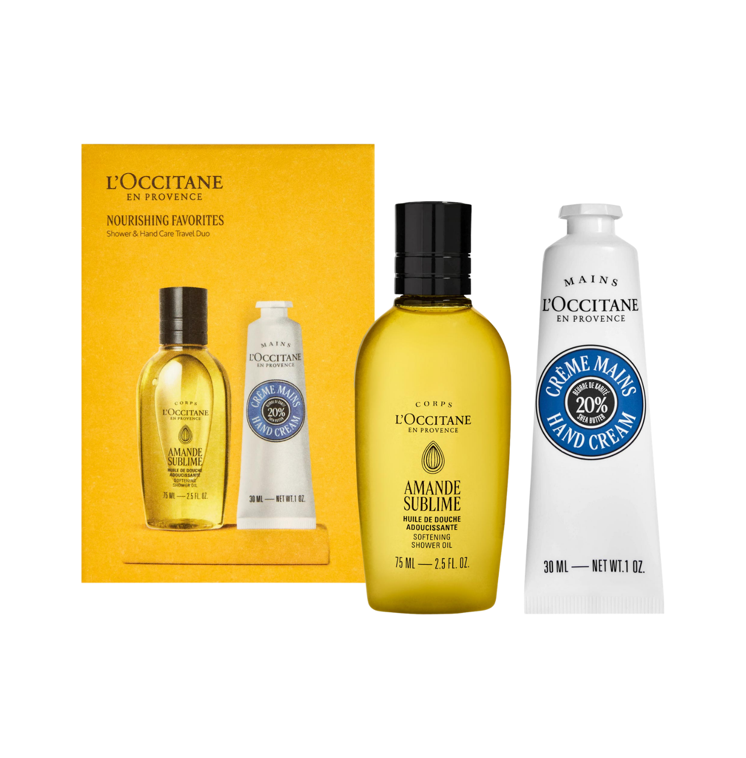 L'Occitane 'Hand and Body Care Nourishing Travel Favorites Set'