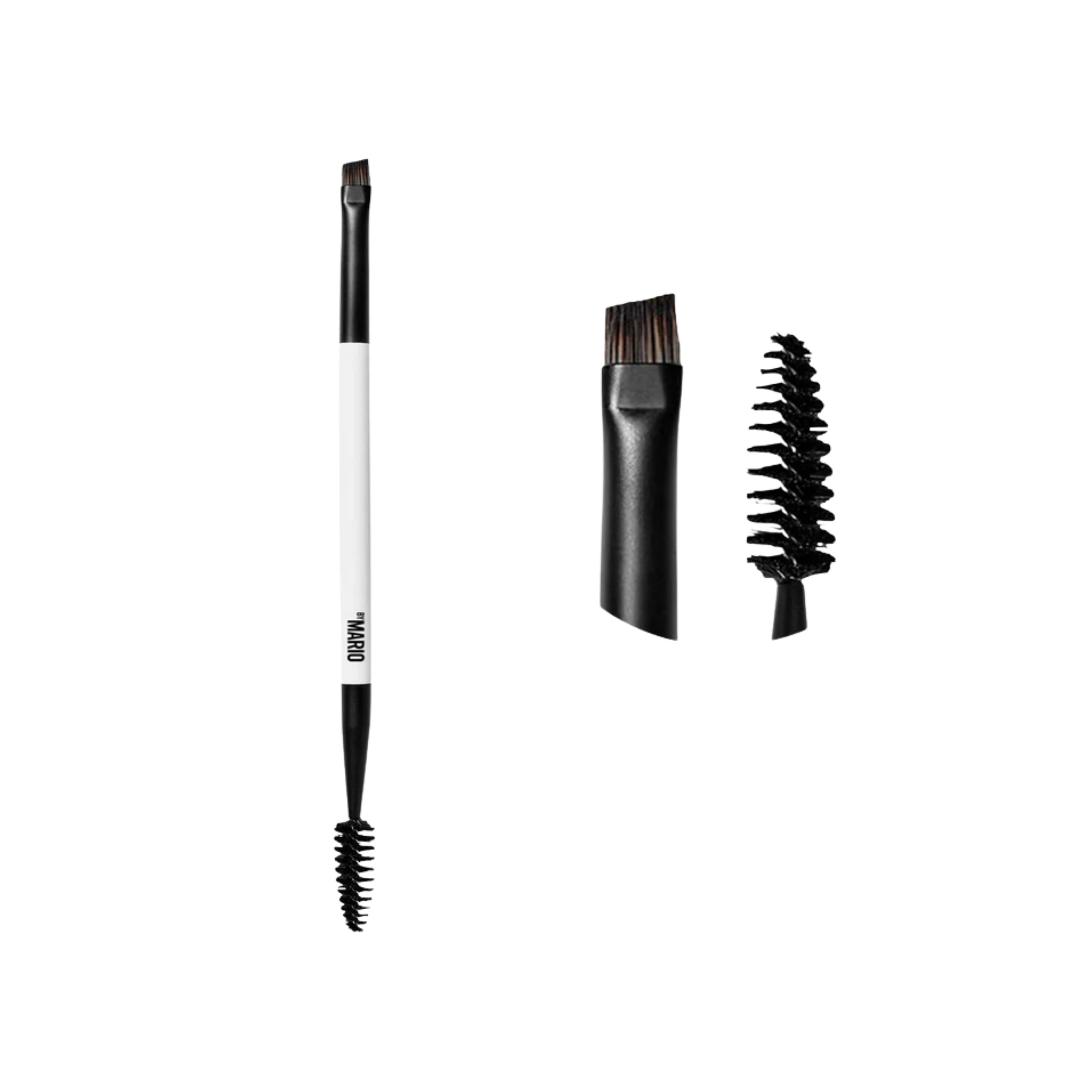MAKEUP BY MARIO E7 Dual-Ended Eyebrow Brush