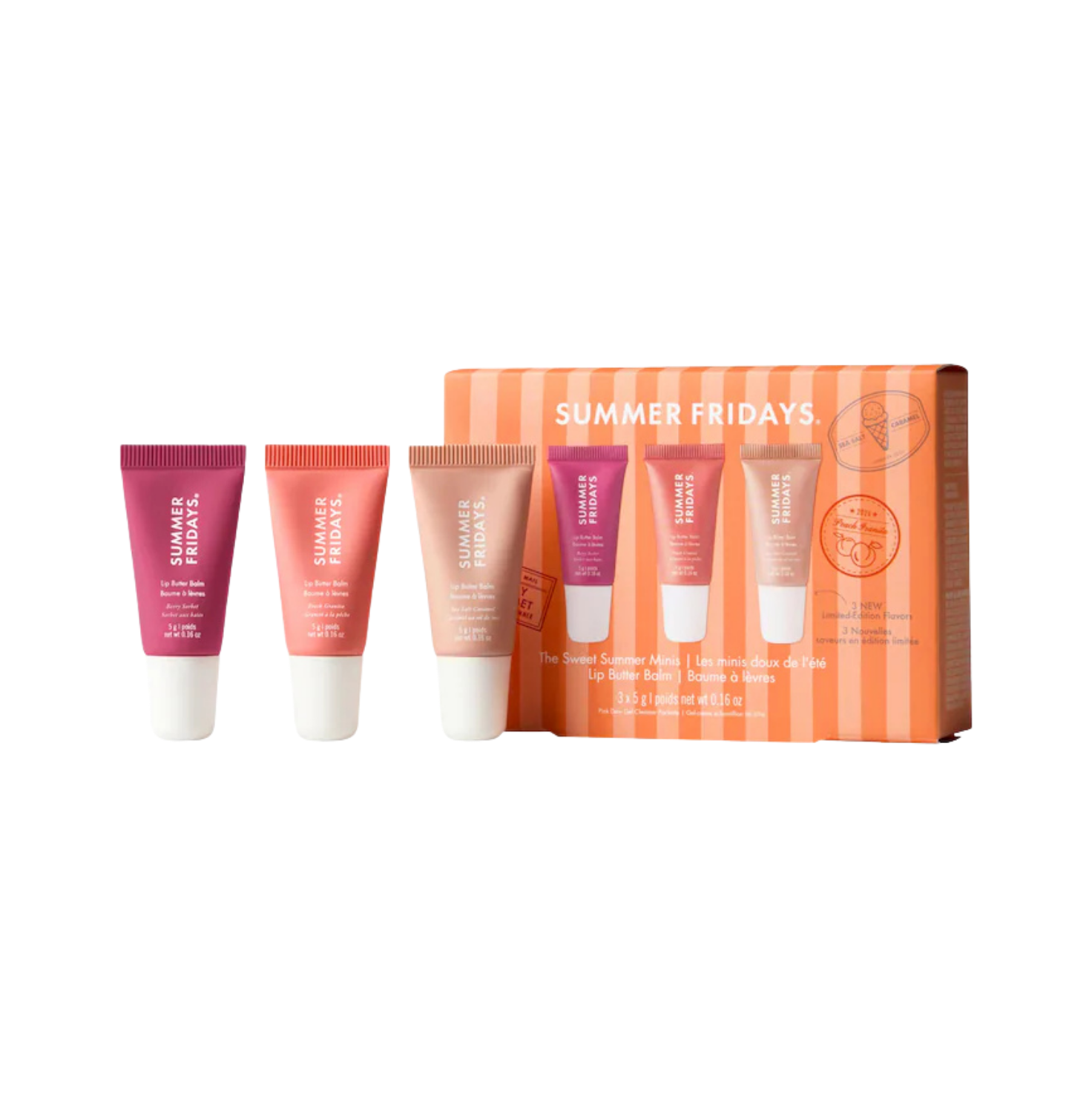 Summer Fridays 'The Sweet Summer Minis Lip Butter Balm Trio Set'