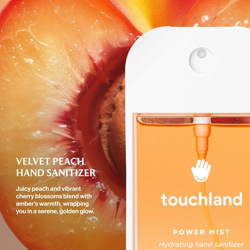 Touchland Power Mist Hydrating Hand Sanitizer 'Velvet Peach'