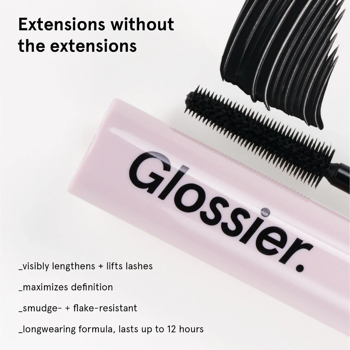 Glossier Lash Slick Lift and Lengthen Tubing Mascara