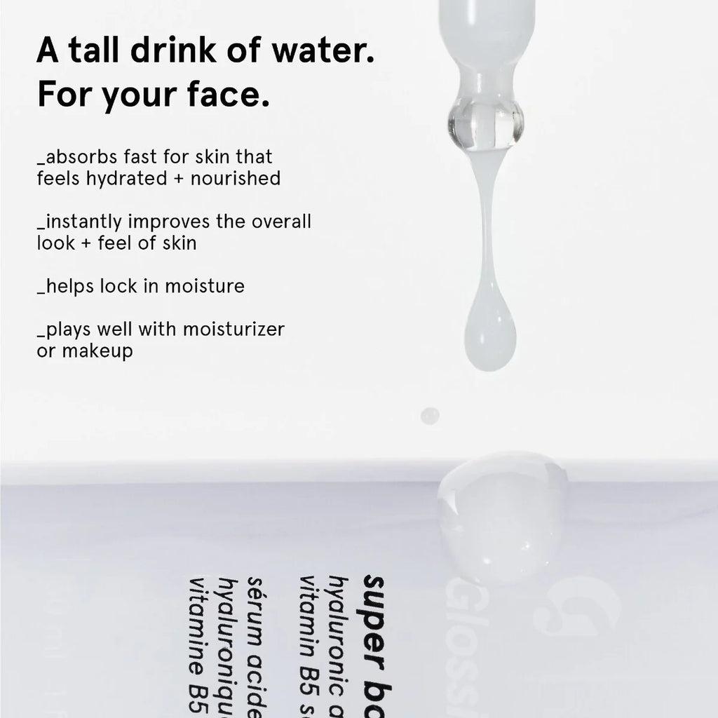 Glossier Super Bounce Hyaluronic Acid + Vitamin B5 Hydrating Face Serum