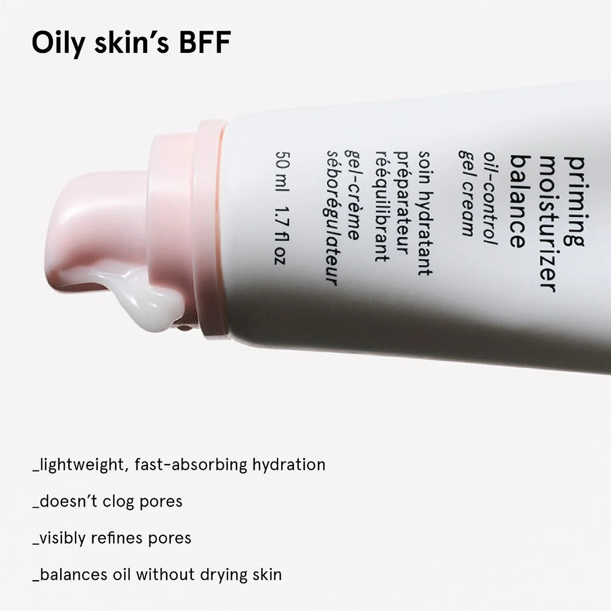 Glossier Priming Moisturizer Balance Oil-Control Gel-Cream