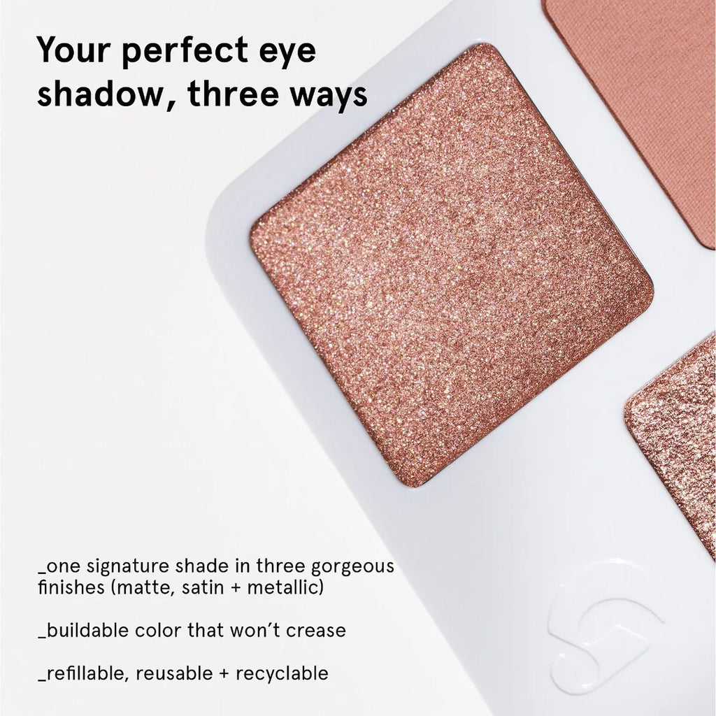 Glossier Monochromes Essential Eyeshadow Trio Palette