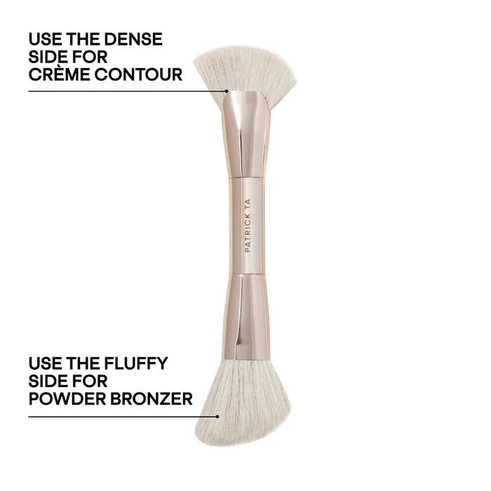 PATRICK TA Dual-Ended Contour Brush