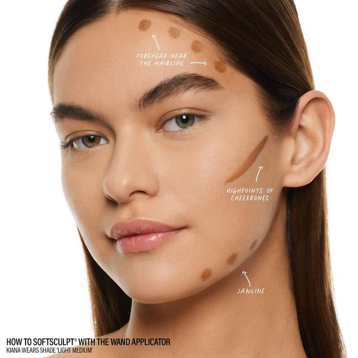 MAKEUP BY MARIO Softsculpt Multi-Use Bronzing & Shaping Serum with Hyaluronic Acid