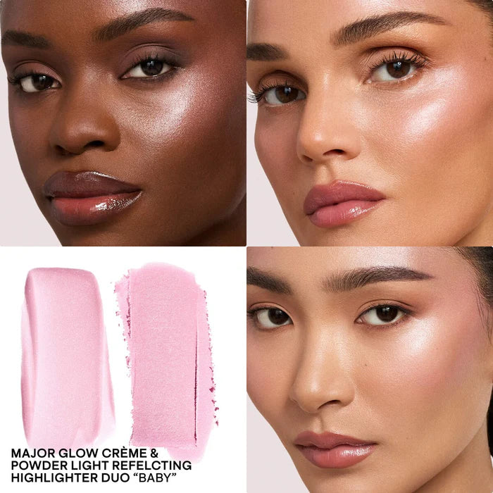 PATRICK TA Major Glow Creme & Powder Light Reflecting Translucent Highlighter Duo