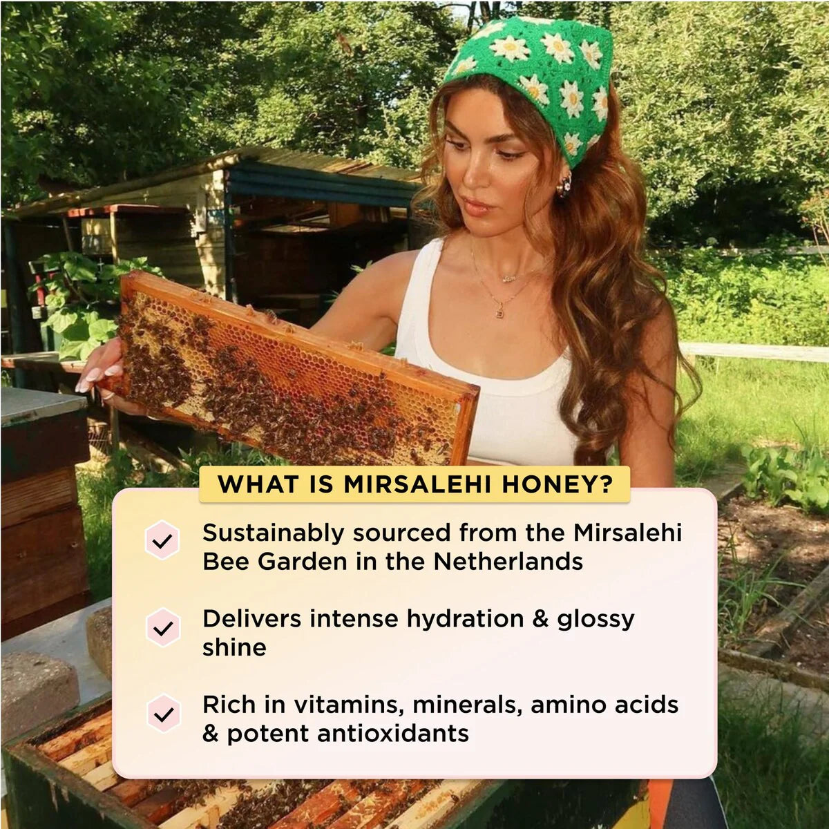 Gisou Wild Rose Honey Infused Hair Perfume