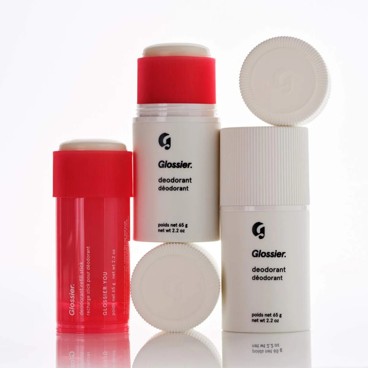 Glossier Deodorant Refillable Case + YOU Refill Set