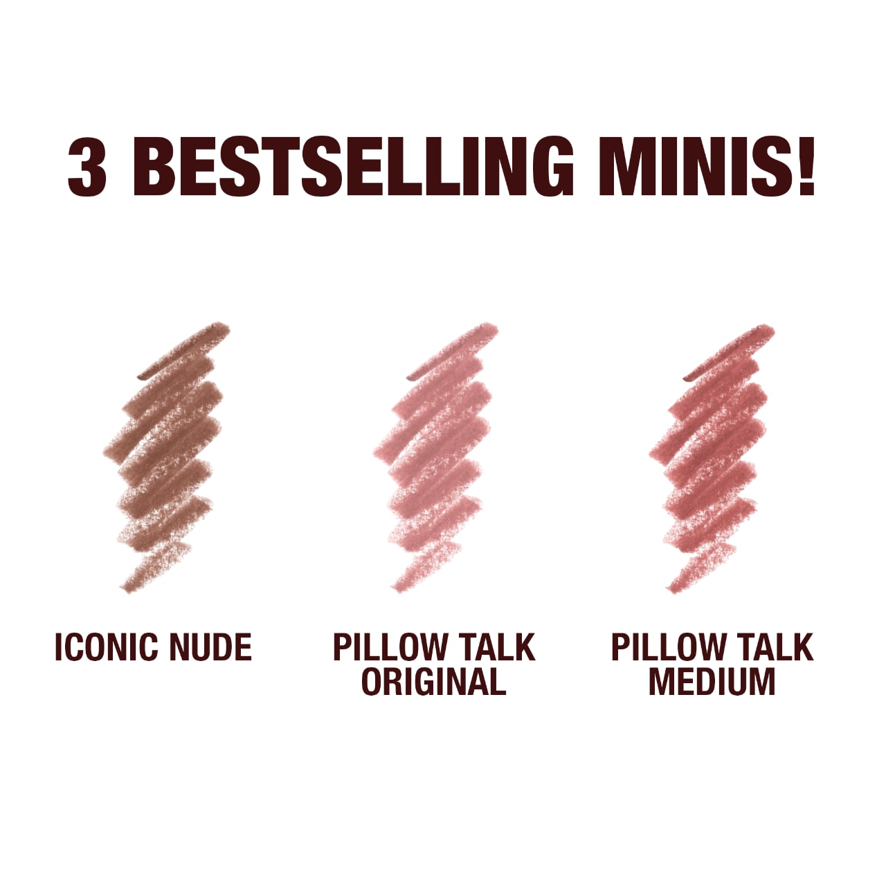 Charlotte Tilbury 'Mini Iconic Lip Cheat Lip Liner Trio'