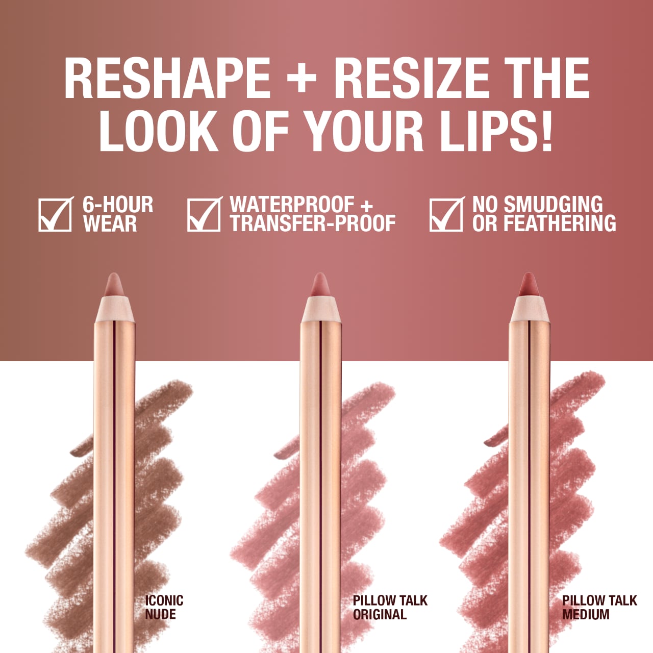 Charlotte Tilbury 'Mini Iconic Lip Cheat Lip Liner Trio'