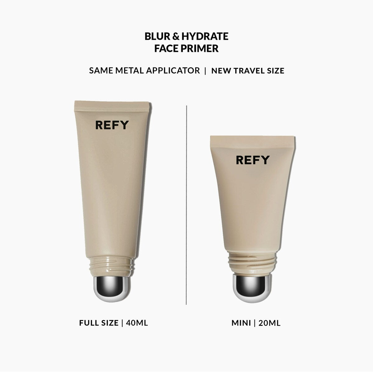 REFY Mini Blur and Hydrate Oil-Control Face Primer with Hyaluronic Acid