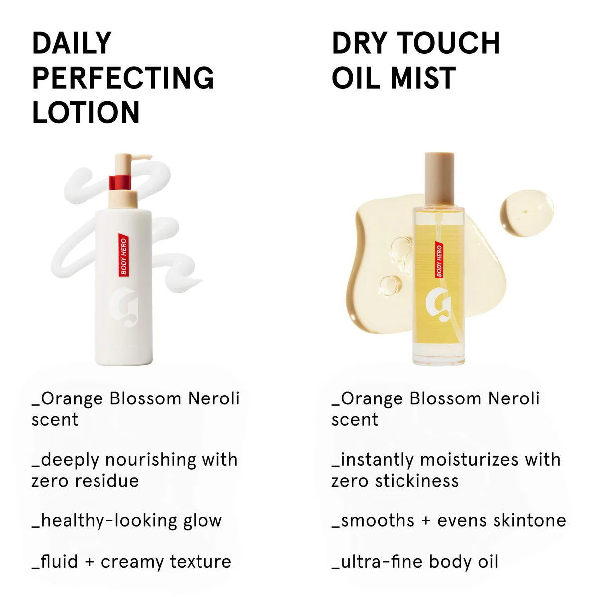Glossier Body Hero Dry Touch Nourishing Oil Mist