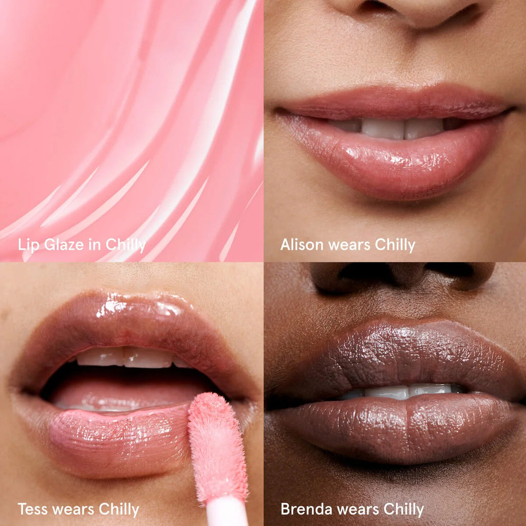 Glossier Lip Glaze Hydrating Cooling Sheer Lip Oil