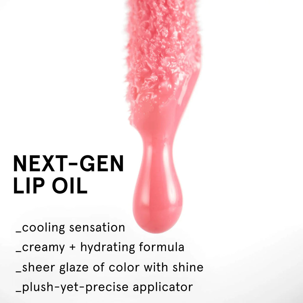 Glossier Lip Glaze Hydrating Cooling Sheer Lip Oil