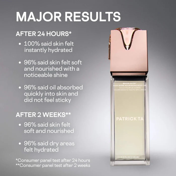 PATRICK TA Major Glow High Shine Nourishing Body Oil