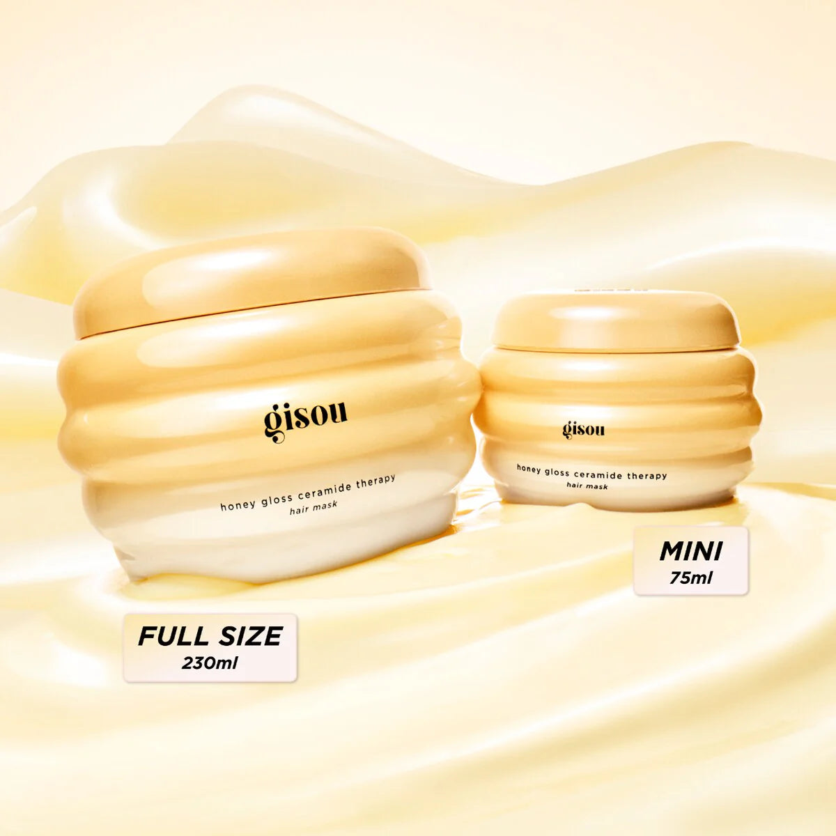 Gisou Mini Honey Gloss Ceramide Therapy Hydrating Hair Mask